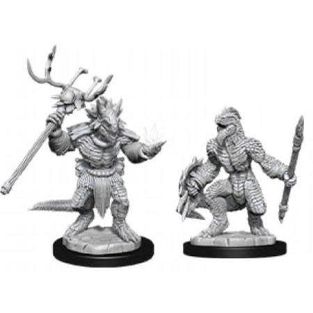 Nolzur's Marvelous Miniatures: Lizardfolk & Lizardfolk Shaman