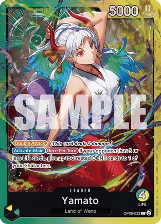 Yamato (OP06-022) (OP06-022) - Starter Deck 28: GREEN/YELLOW Yamato Foil