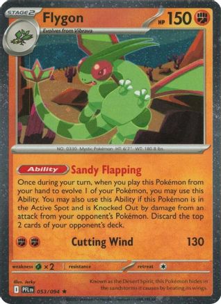 Flygon (Cosmos Holo) 053/094 - Holofoil Blister Exclusives - Rare