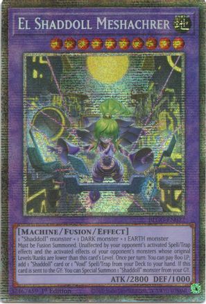 El Shaddoll Meshachrer (Starlight Rare) (BLGG-EN022) - Battles of Legend: Glorious Gallery 1st Edition