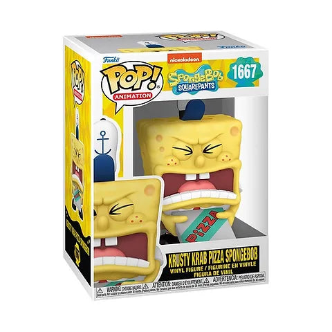 Funko: Spongebob Squarepants - Krusty Krab Pizza Spongebob (1667) Pop!