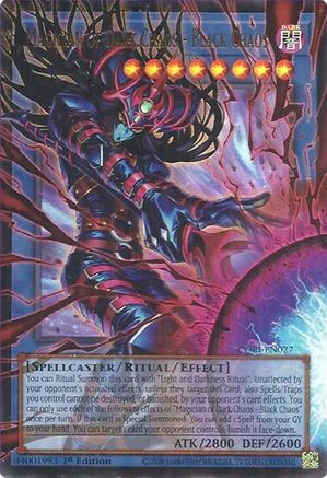 Magician of Dark Chaos - Black Chaos (Starlight Rare) (Extended Art) (CORI-EN027) - Chaos Origins 1st Edition