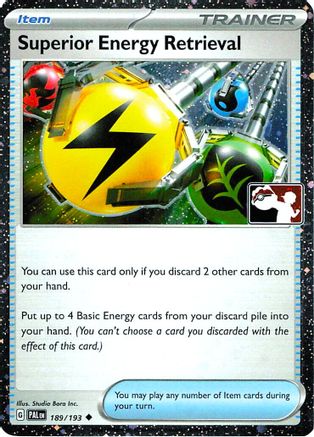Superior Energy Retrieval (Cosmos Holo) 189/193 - Holofoil Prize Pack Series Cards - Uncommon