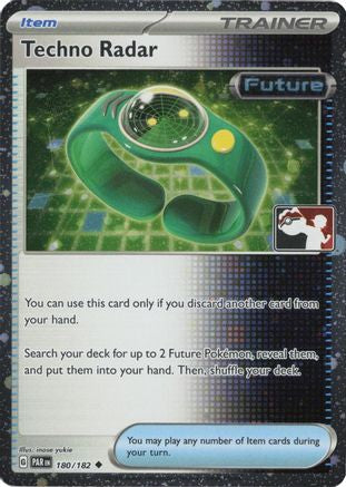 Techno Radar (Cosmos Holo) 180/182 - Holofoil Prize Pack Series Cards - Uncommon