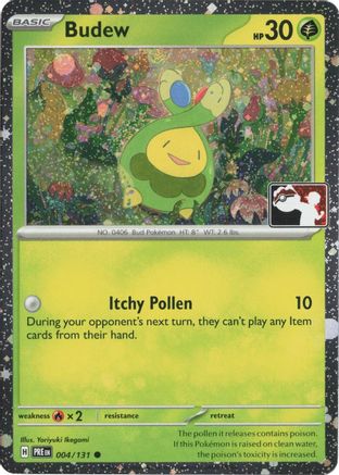 Budew (Cosmos Holo) 004/131 - Holofoil Prize Pack Series Cards - Common