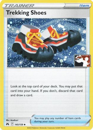 Trekking Shoes (Cosmos Holo) 145/159 - Holofoil Prize Pack Series Cards - Uncommon