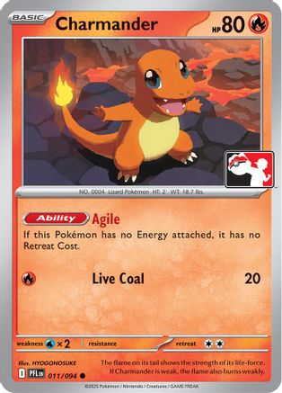 Charmander 011/094 Prize Pack Series Cards - Common