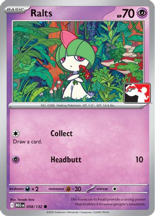 Ralts 058/132 Prize Pack Series Cards - Common