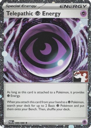 Telepathic Psychic Energy (Cosmos Holo) 088/088 - Holofoil Prize Pack Series Cards - Rare