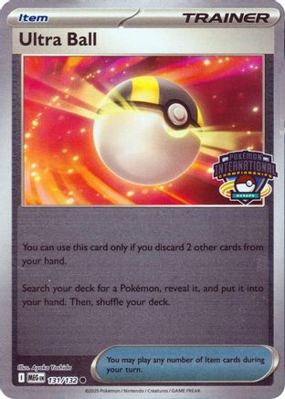 Ultra Ball - European International Championship 131 - Reverse Holofoil League & Championship Cards - Common