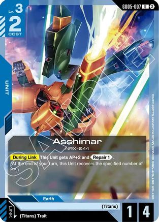 Asshimar (GD05-007) - Freedom Ascension
