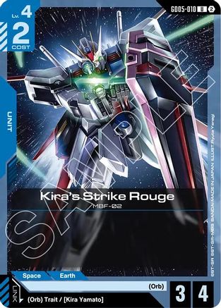 Kira's Strike Rouge (GD05-010) - Freedom Ascension