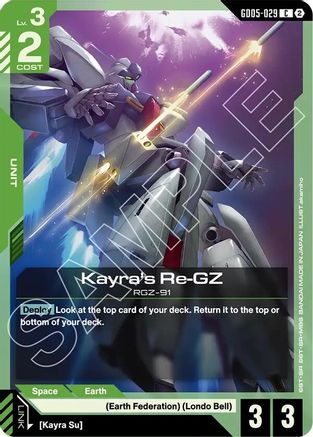 Kayra's Re-GZ (GD05-029) - Freedom Ascension
