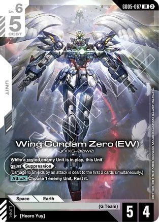 Wing Gundam Zero (EW) (GD05-067) - Freedom Ascension Holofoil