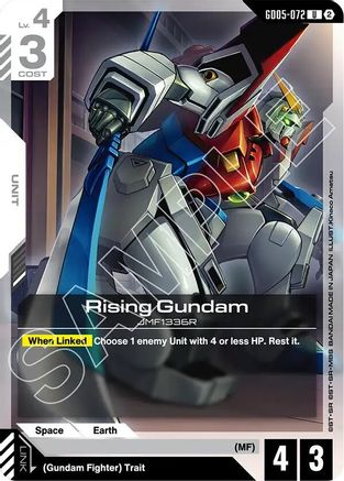 Rising Gundam (GD05-072) - Freedom Ascension