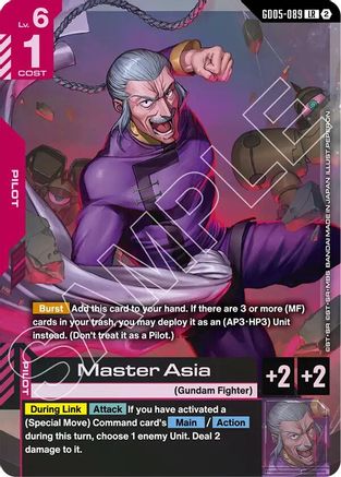 Master Asia (GD05-089) - Freedom Ascension Holofoil