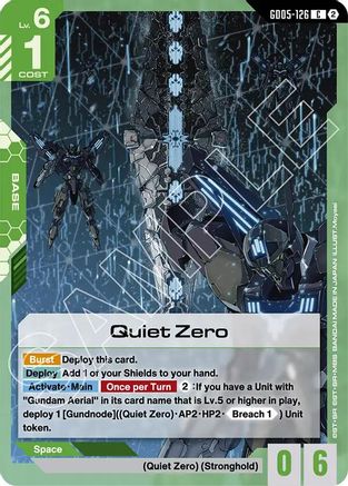 Quiet Zero (GD05-126) - Freedom Ascension