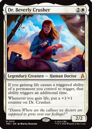 Dr. Beverly Crusher (TRK-013) - Star Trek Foil