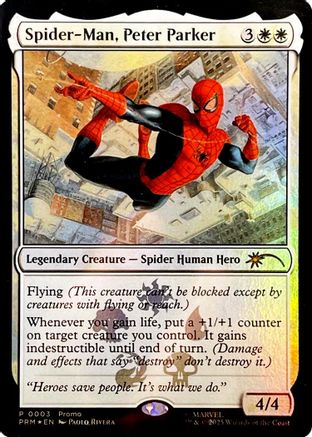 Spider-Man, Peter Parker (UMP-003) - Unique and Miscellaneous Promos Foil