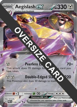 Aegislash ex 135 - Holofoil Jumbo Cards - Double Rare