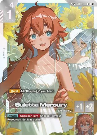 Suletta Mercury (C+) (SP) (ST01-011) - Freedom Ascension Holofoil