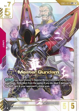 Master Gundam (LR++) (GD05-033) - Freedom Ascension Holofoil