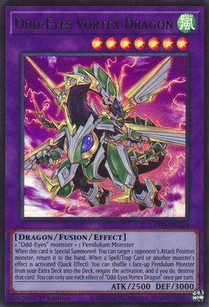 Odd-Eyes Vortex Dragon (LAVD-ENO24) - Legendary Arc-V Decks 1st Edition