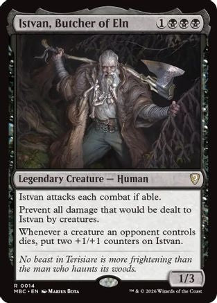 Istvan, Butcher of Eln (-014) - Mystery Booster Commander Edition