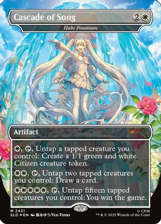 Cascade of Song - Halo Fountain (SLD-2431) - Secret Lair Drop Series Foil