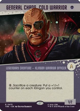 General Chang, Cold Warrior (Showcase) (0415) (TRK-415) - Star Trek Foil