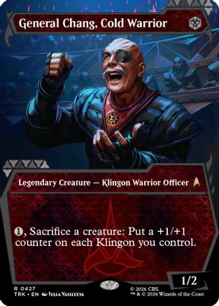 General Chang, Cold Warrior (Showcase) (0427) (TRK-427) - Star Trek Foil