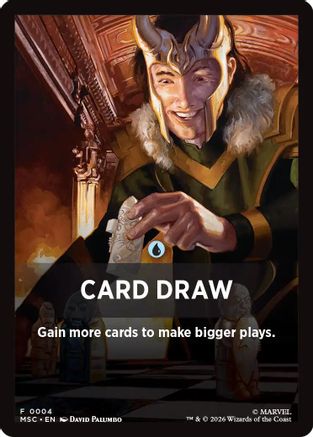 Card Draw Theme Card (MSC-004) - Commander: Marvel Super Heroes