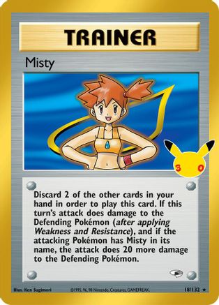 Misty 018 - Holofoil ME 30th Celebration Classic Collection - Classic Collection