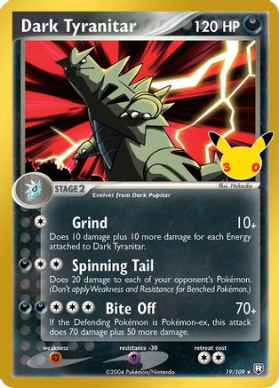 Dark Tyranitar 019 - Holofoil ME 30th Celebration Classic Collection - Classic Collection