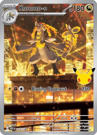 Kommo 143/128 - Holofoil ME 30th Celebration - Illustration Rare