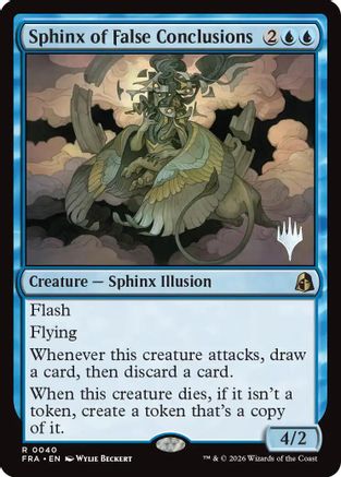 Sphinx of False Conclusions (PPFRA-040) - Promo Pack: Reality Fracture Foil