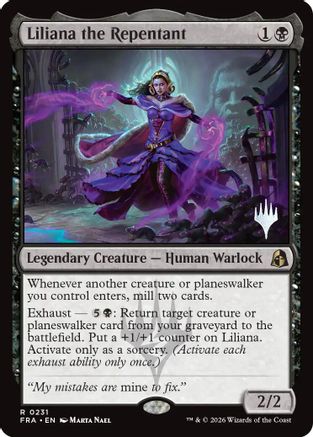 Liliana the Repentant (PPFRA-231) - Promo Pack: Reality Fracture
