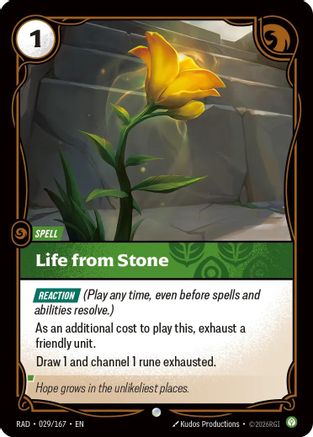 Life from Stone (029/167) - Radiance Foil
