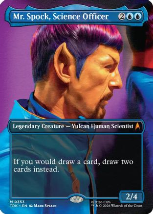 Mr. Spock, Science Officer (Borderless) (TRK-353) - Star Trek Foil