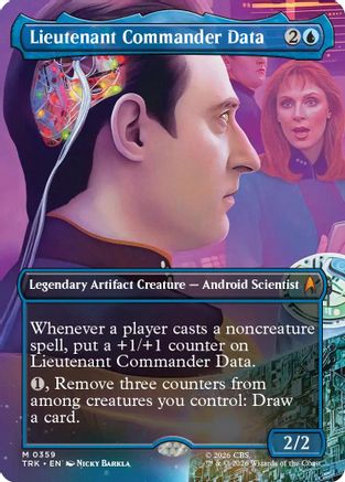 Lieutenant Commander Data (Borderless) (TRK-359) - Star Trek Foil