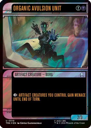 Organic Avulsion Unit (Showcase) (Surge Foil) (TRK-510) - Star Trek Foil