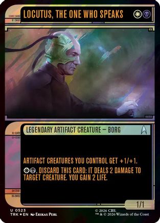 Locutus, the One Who Speaks (Showcase) (Surge Foil) (TRK-523) - Star Trek Foil