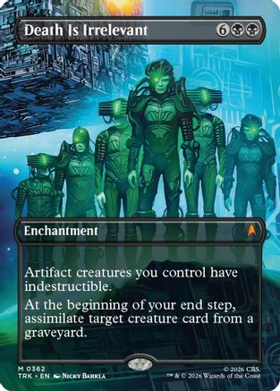 Death Is Irrelevant (Borderless) (TRK-362) - Star Trek Foil