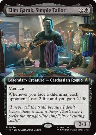 Elim Garak, Simple Tailor (Extended Art) (TRK-456) - Star Trek Foil