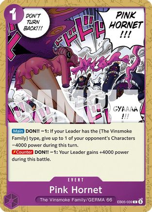 Pink Hornet (EB05-039) - Extra Booster: One Piece Heroines Edition Vol. 2