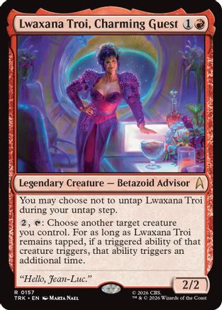 Lwaxana Troi, Charming Guest (TRK-157) - Star Trek Foil