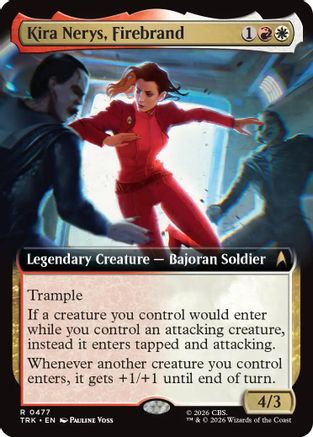 Kira Nerys, Firebrand (Extended Art) (TRK-477) - Star Trek