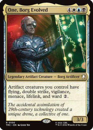 One, Borg Evolved (TRC-100) - Commander: Star Trek