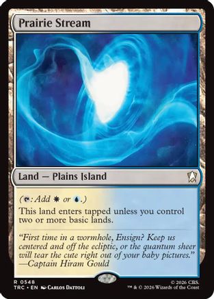 Prairie Stream (Surge Foil) (TRC-548) - Commander: Star Trek Foil