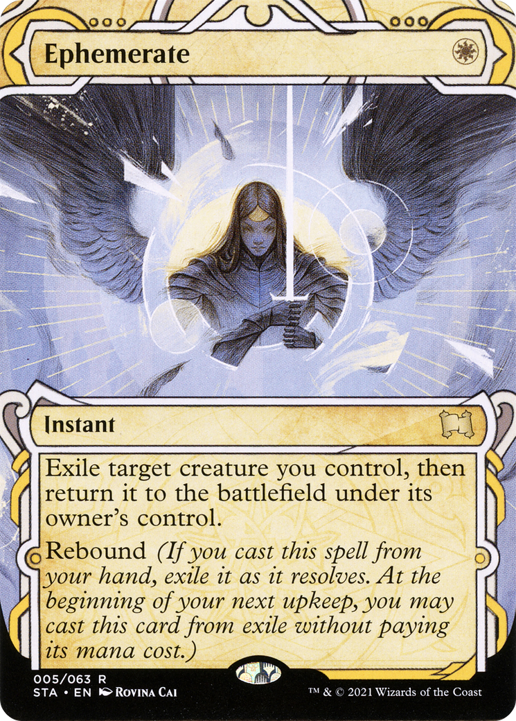 Ephemerate (STA-005) - Strixhaven Mystical Archive: (Showcase) (Borderless)